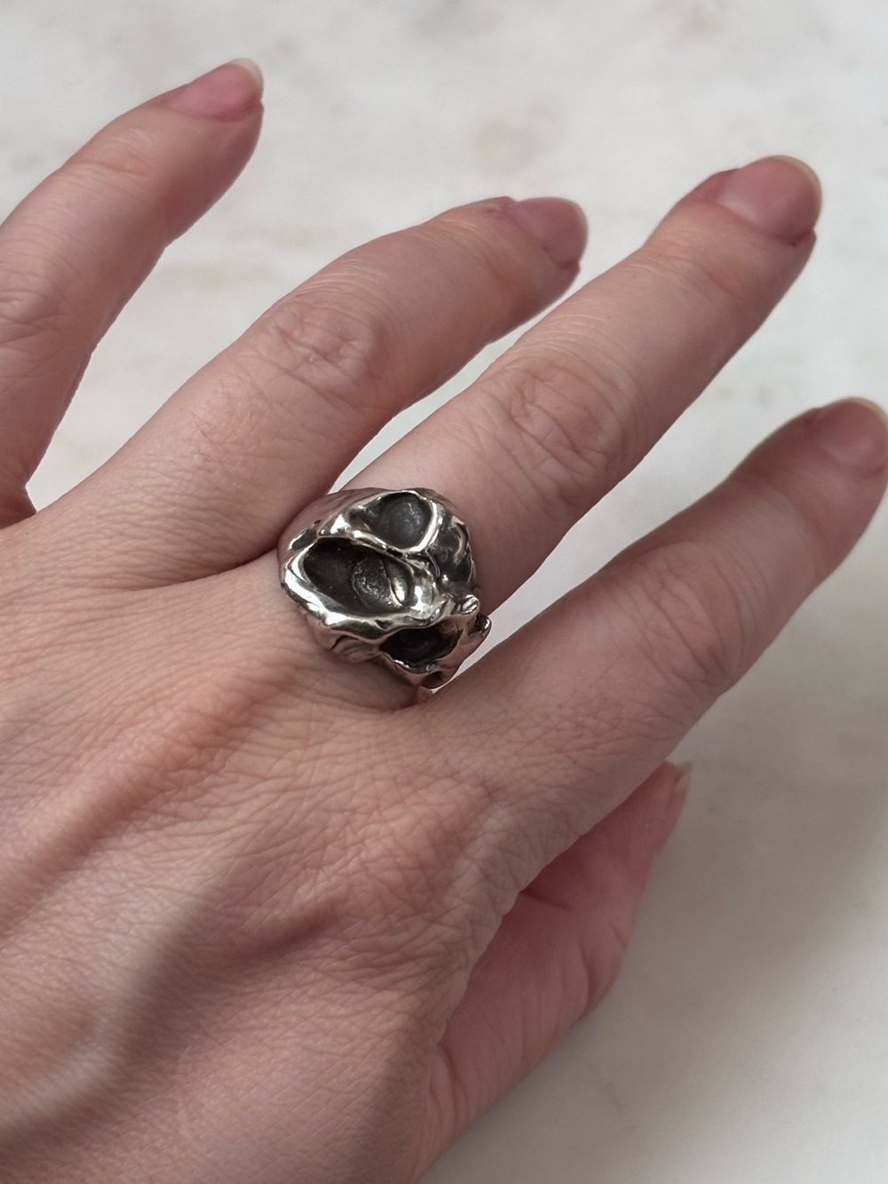 VINTAGE sterling sliver organic ring